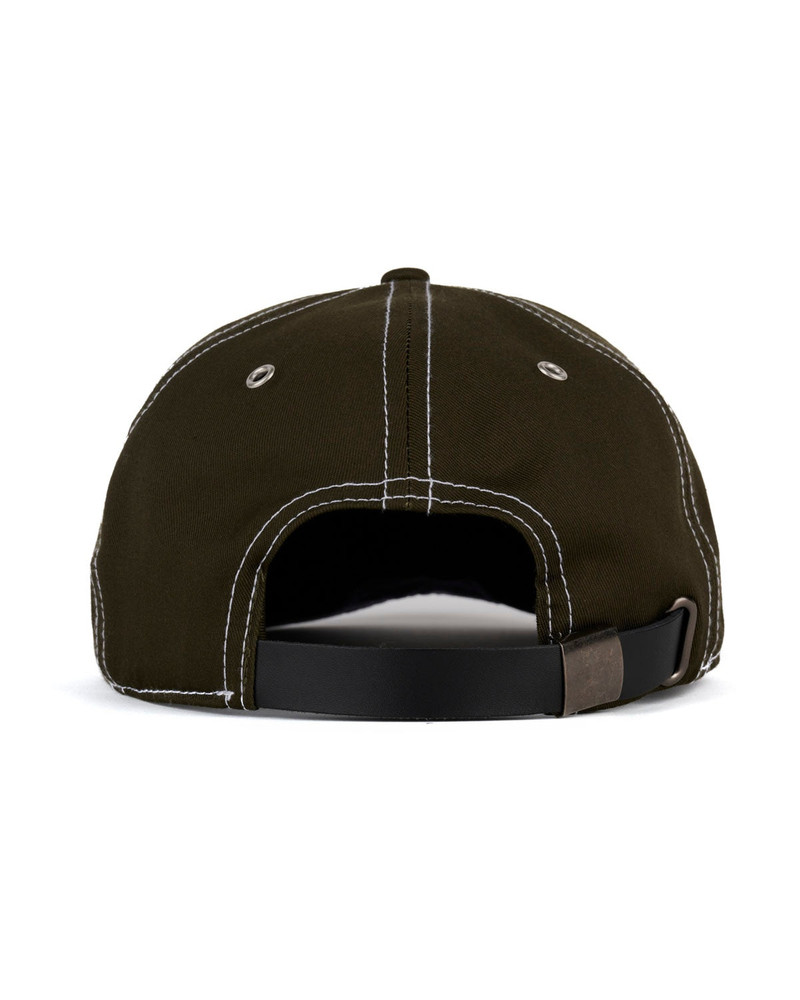 BRAIN DEAD Wire Brim 6 Panel Hat - Forest Green outlook