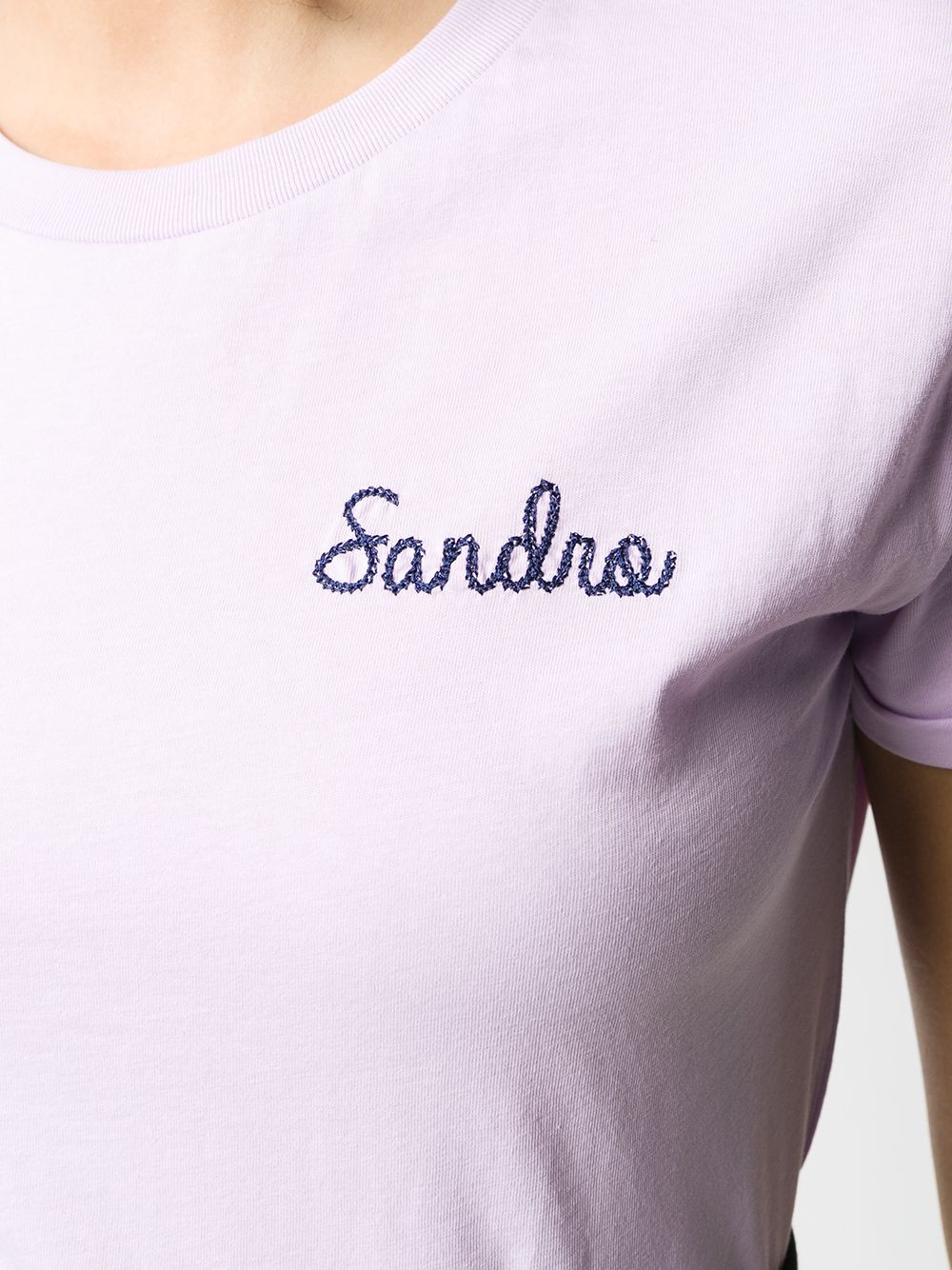 embroidered logo T-shirt  - 5