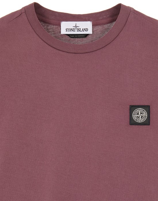 24113 GARMENT-DYED 60/2 COTTON JERSEY  DARK BURGUNDY - 3