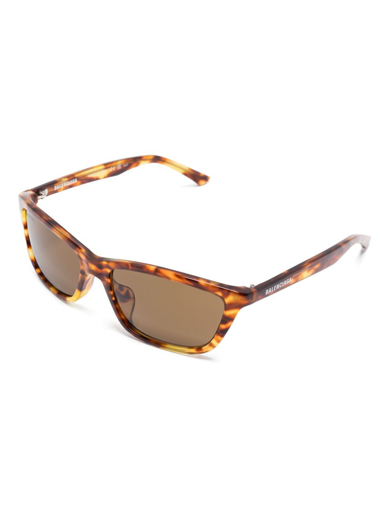 BALENCIAGA wraparound-frame sunglasses outlook