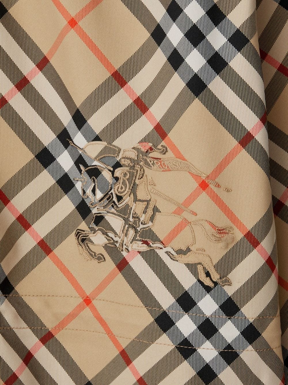 Vintage Check-print twill jacket - 5