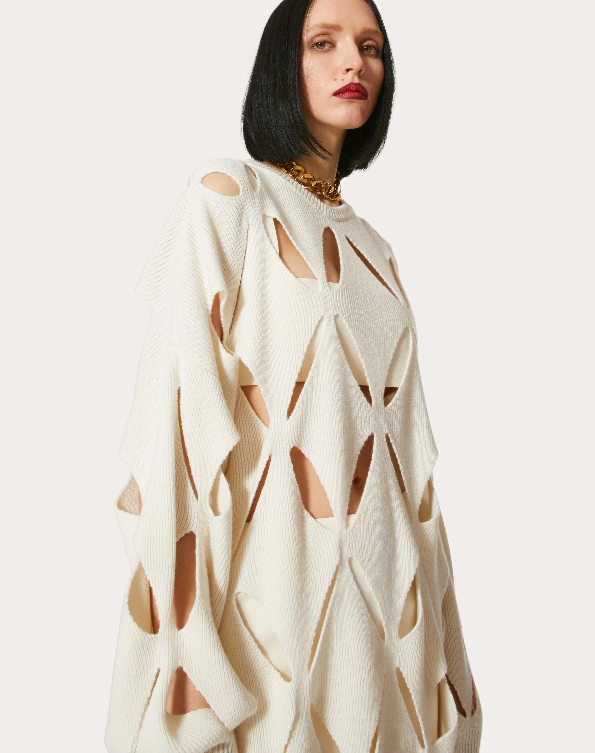 EMBROIDERED WOOL JUMPER - 5