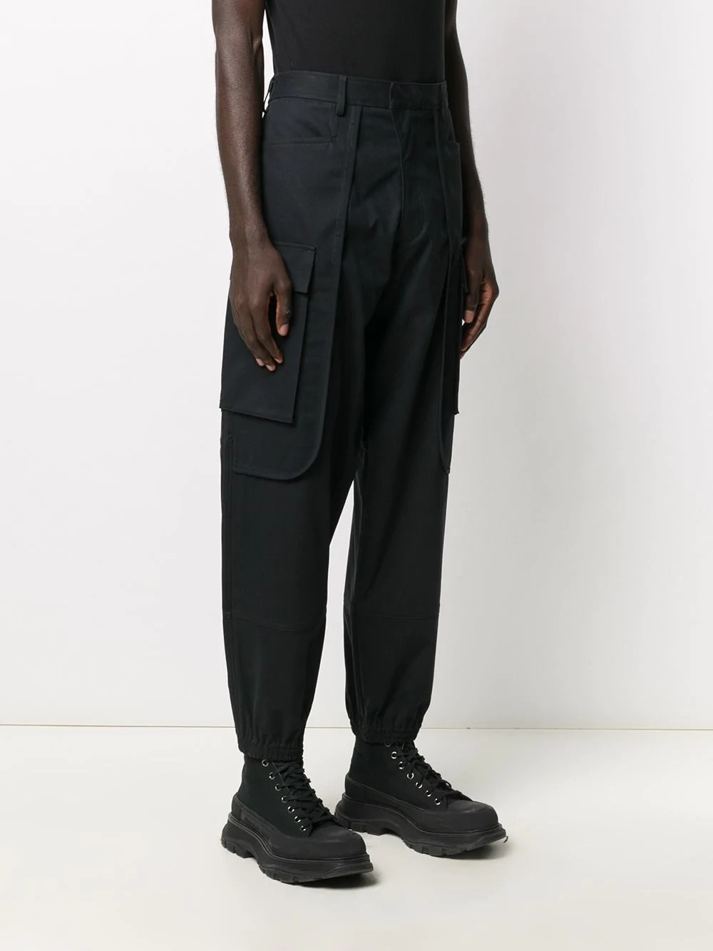 tapered cargo trousers - 3