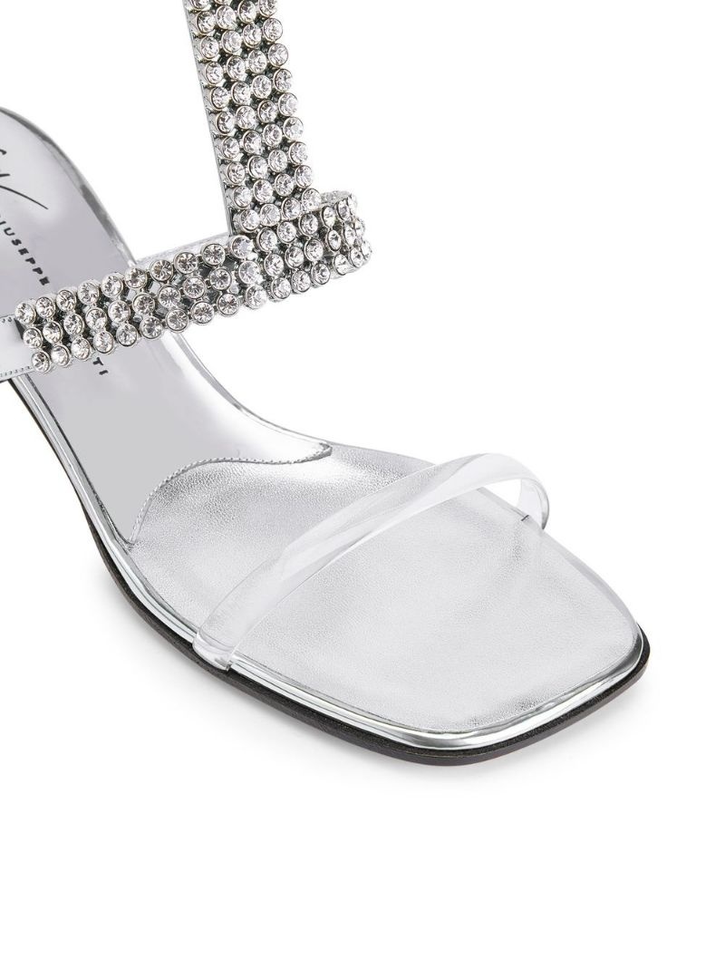 Devine crystal 45mm sandals - 4