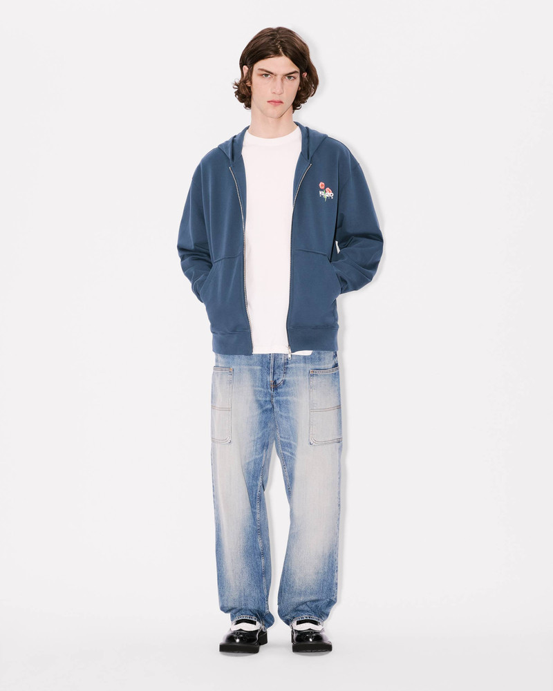 'KENZO Archive Bouquet' full-zip hoodie in cotton 5