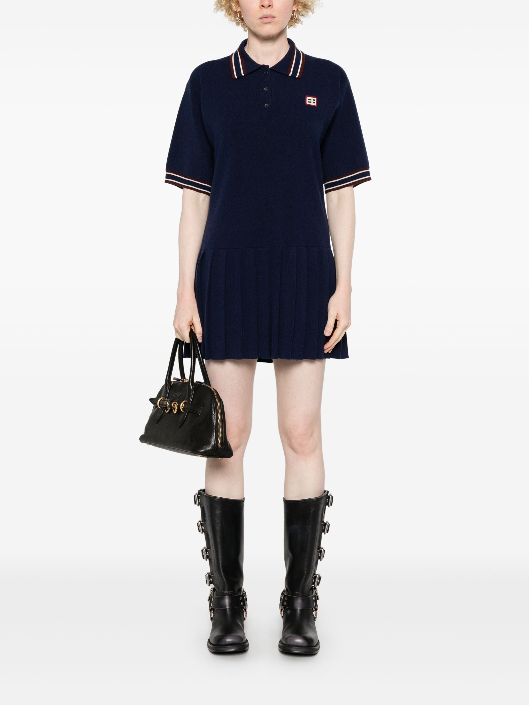 Logo-patch Mini Dress - 4