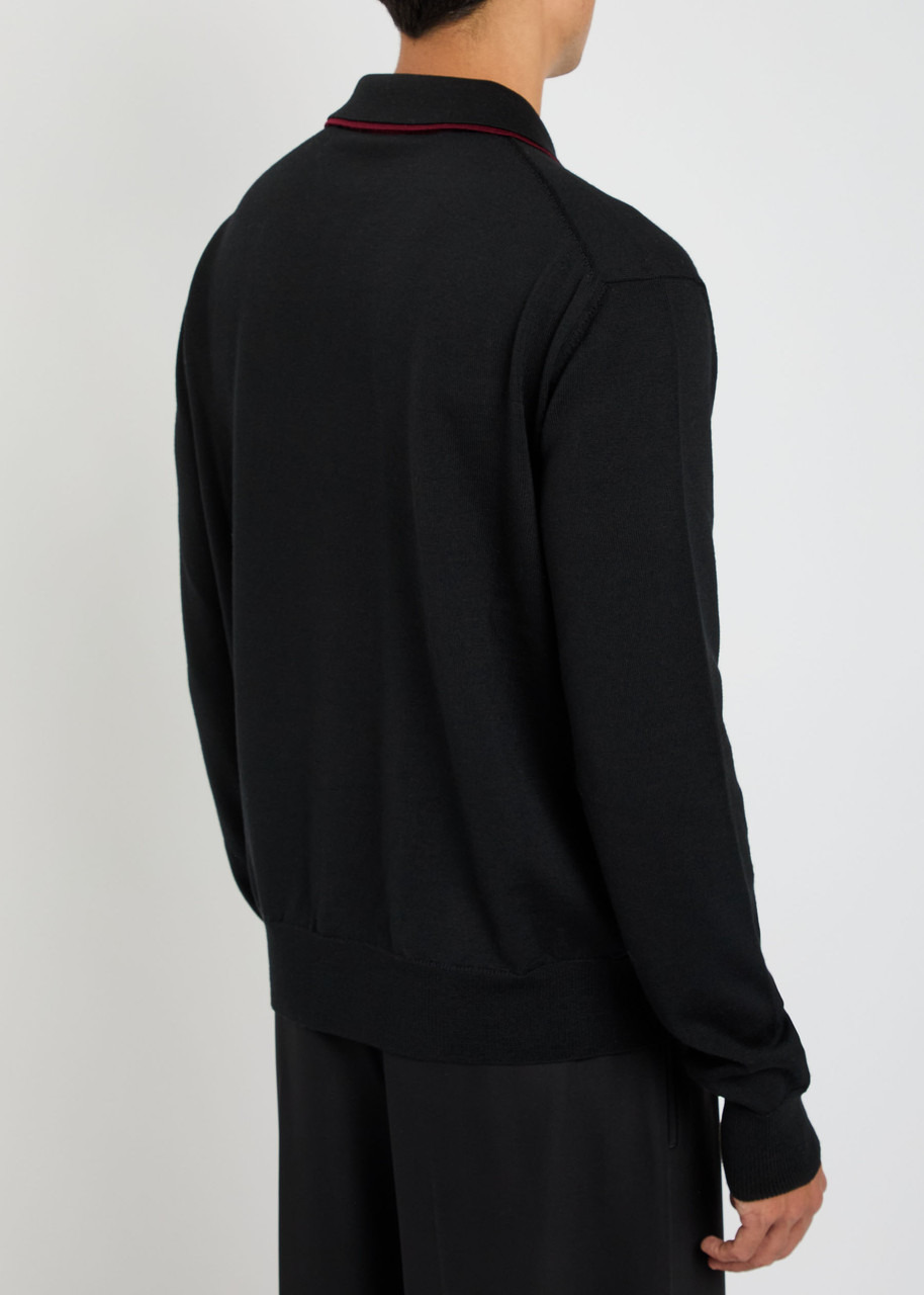 Jil Sander Wool Polo Shirt - 3