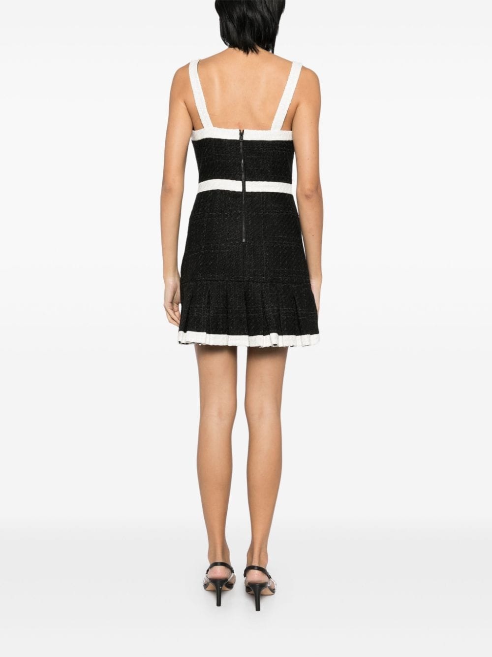 Clarine square neck pleated dress - 4