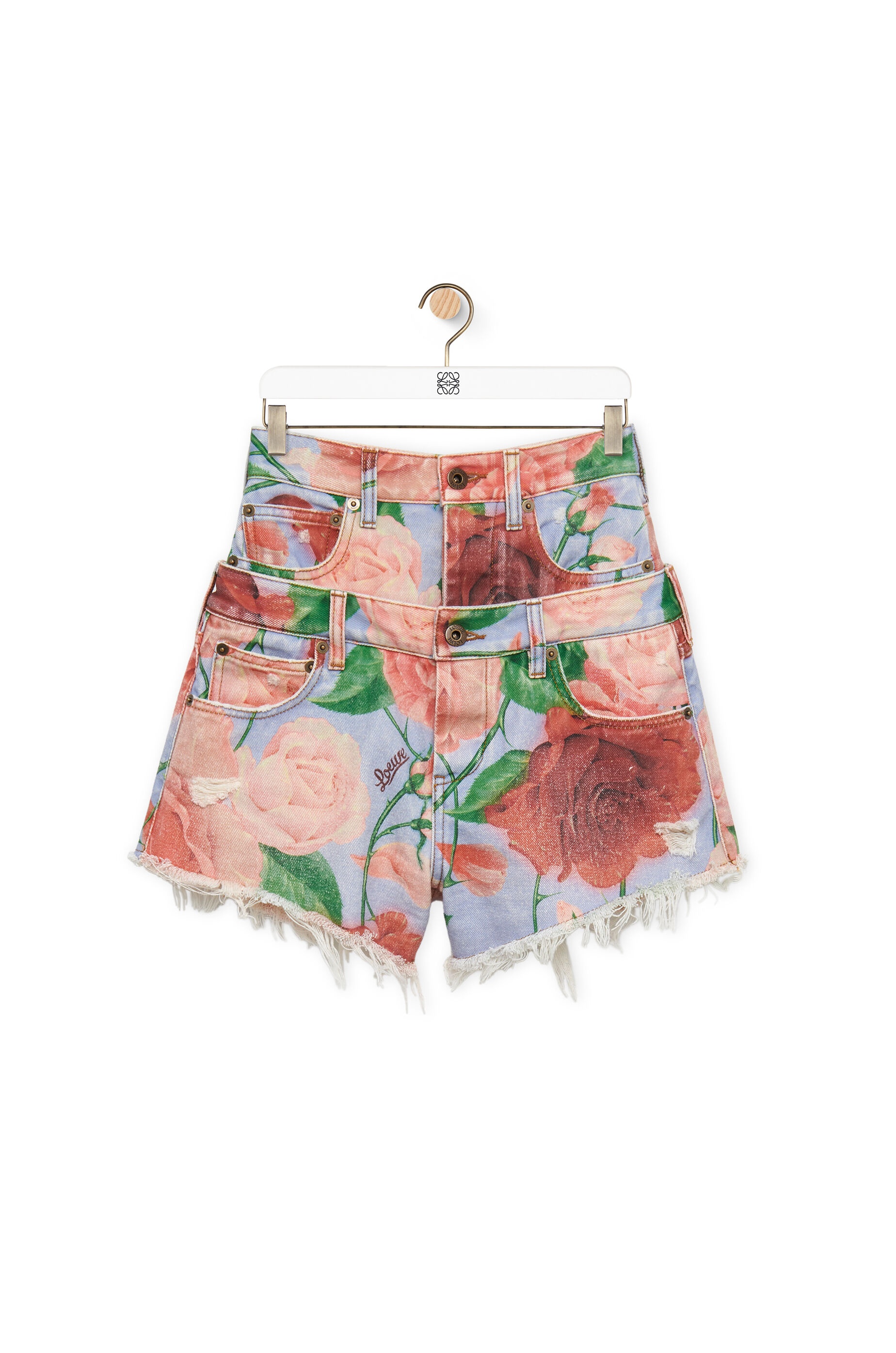 Roses shorts in denim - 1