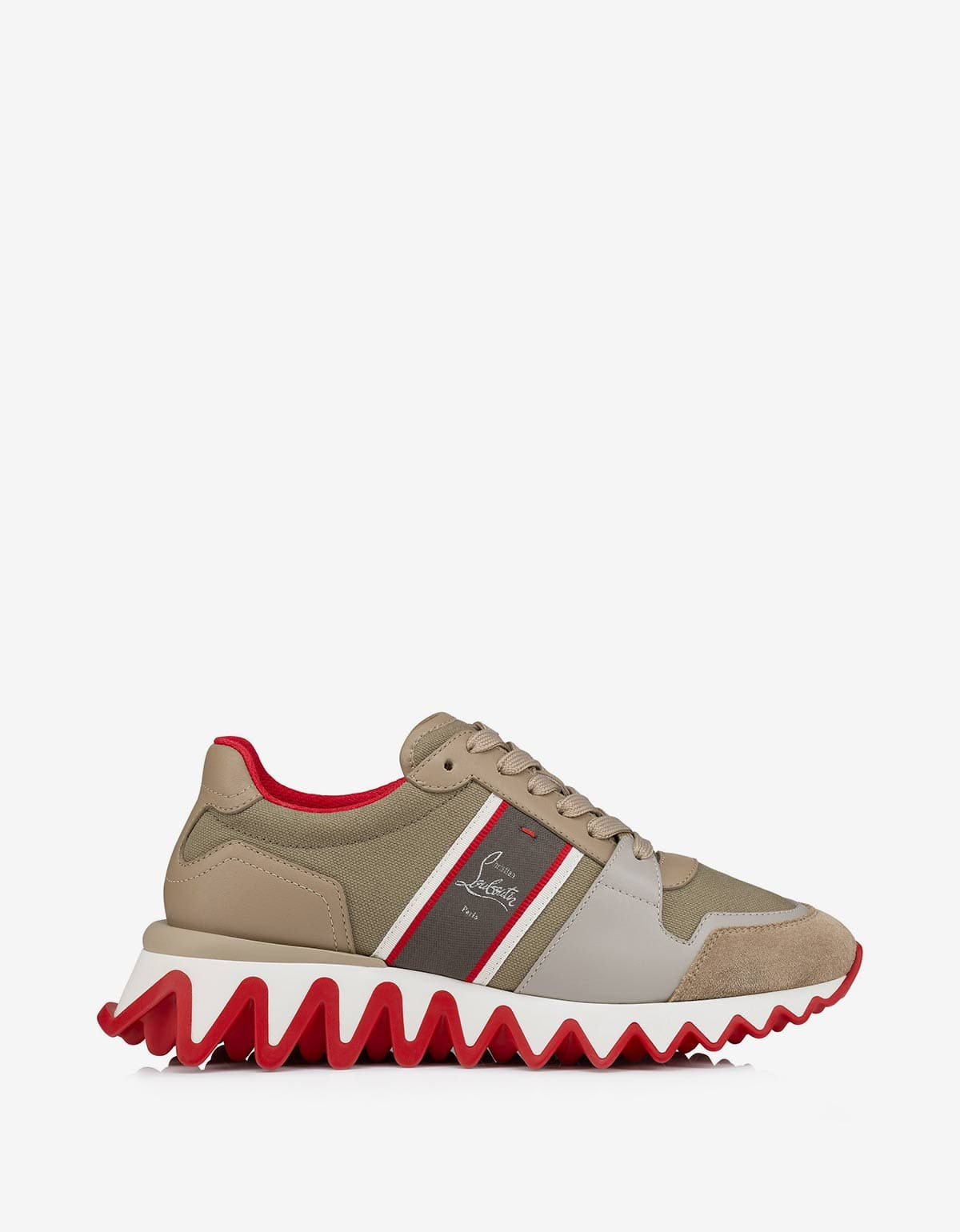 Christian Louboutin Nastroshark Saharienne Beige Trainers - 2