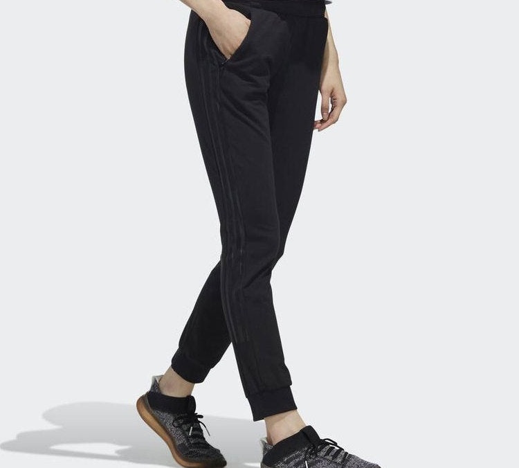 (WMNS) adidas 3-STRIPES ANKLE Cone Sports Pants Black DY8698 - 6