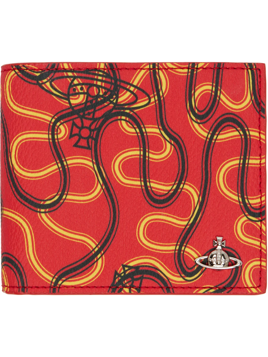 Red Billfold Man Wallet - 1