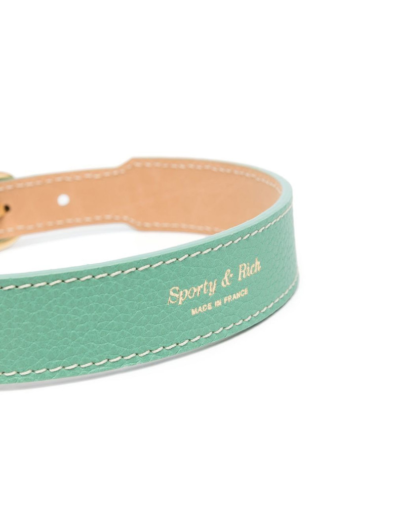 Sporty & Rich leather pet collar outlook