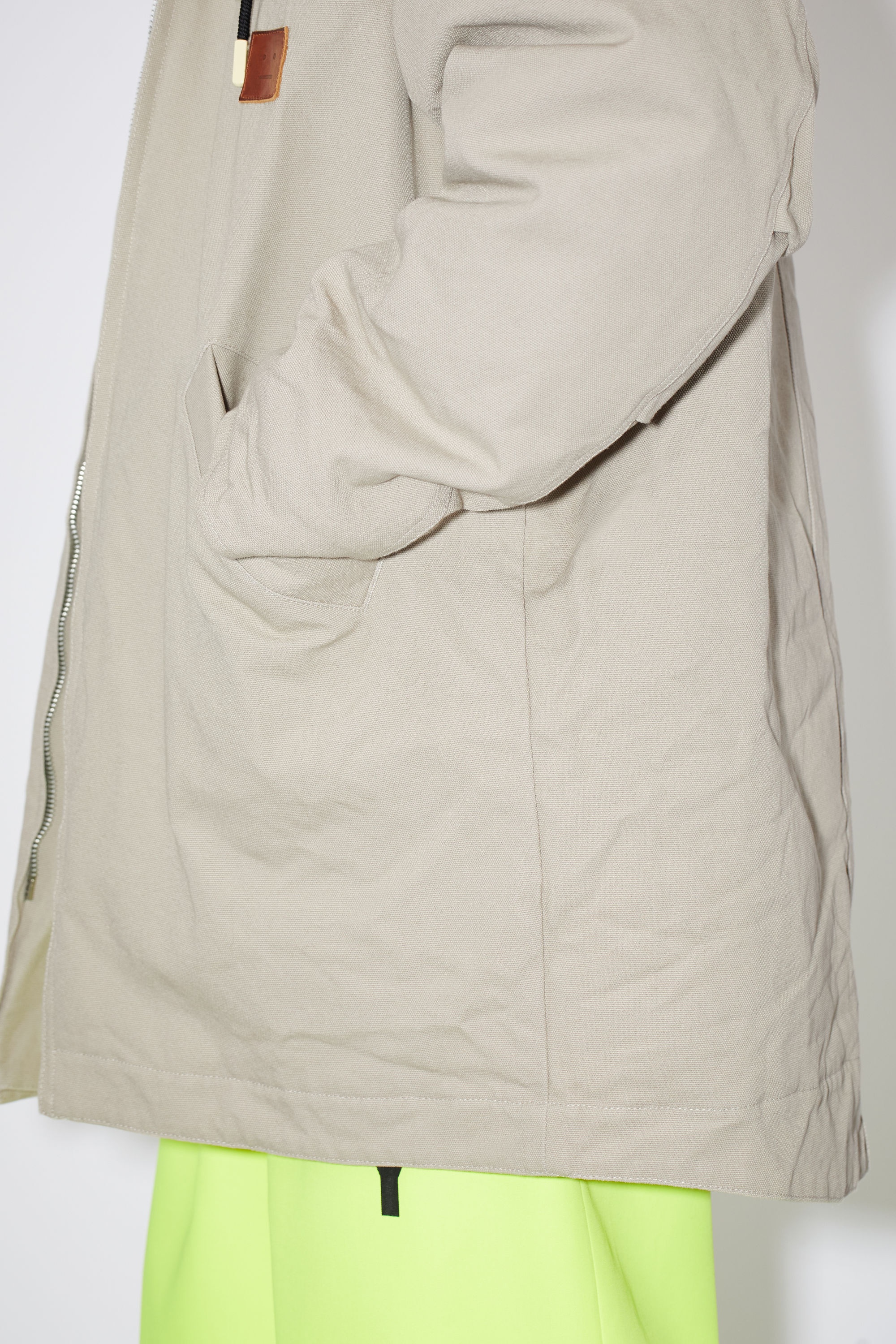 Cotton parka - Mushroom beige - 5