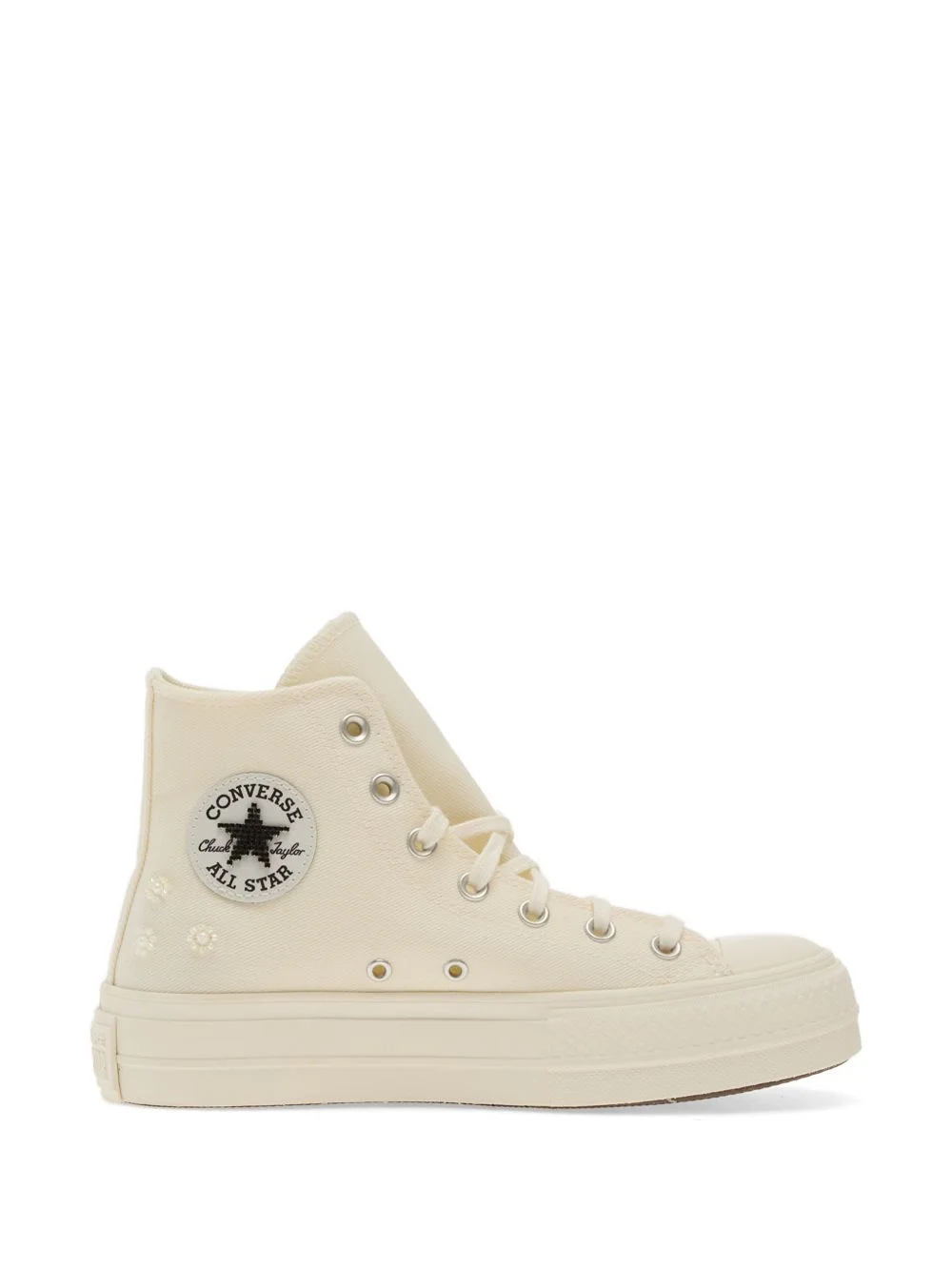Chuck Taylor All Star flower embellished sneakers - 1