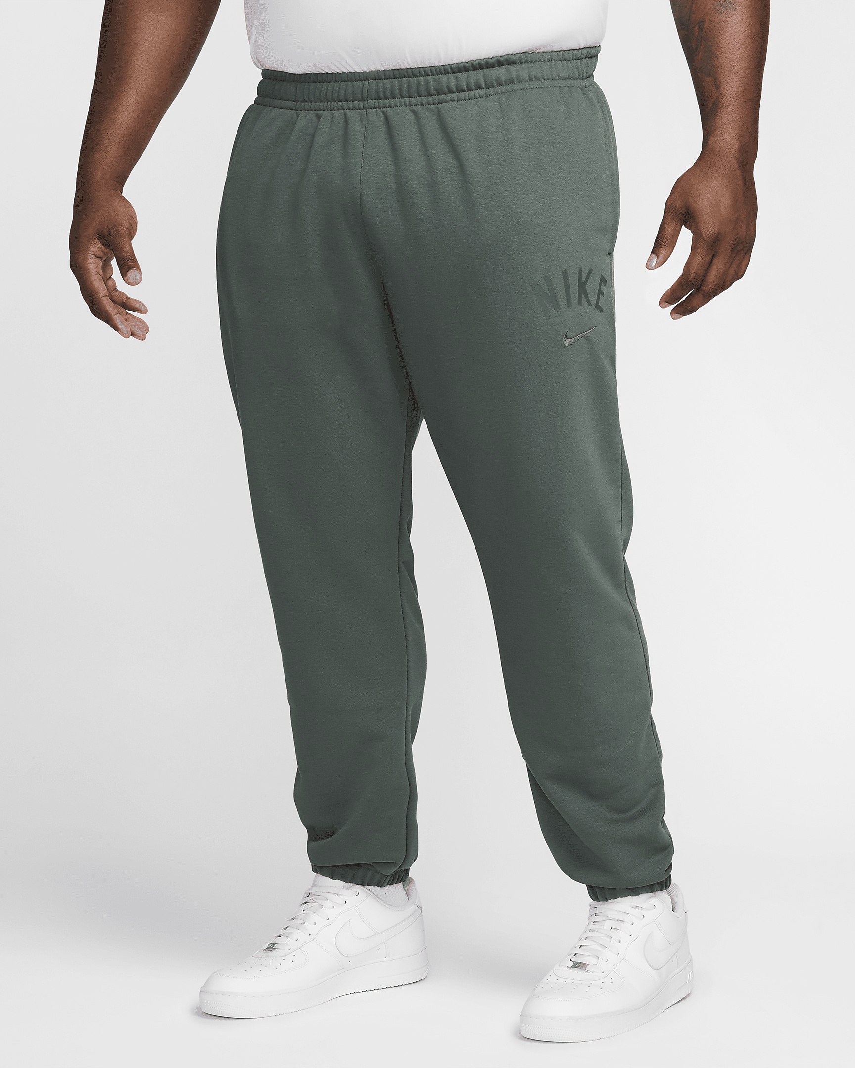 Nike Swoosh Men's Dri-FIT Fleece Fitness Joggers - 8