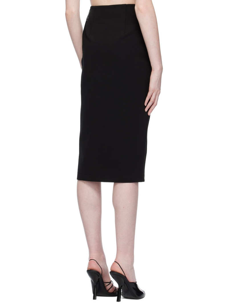 Black Vented Miniskirt 3