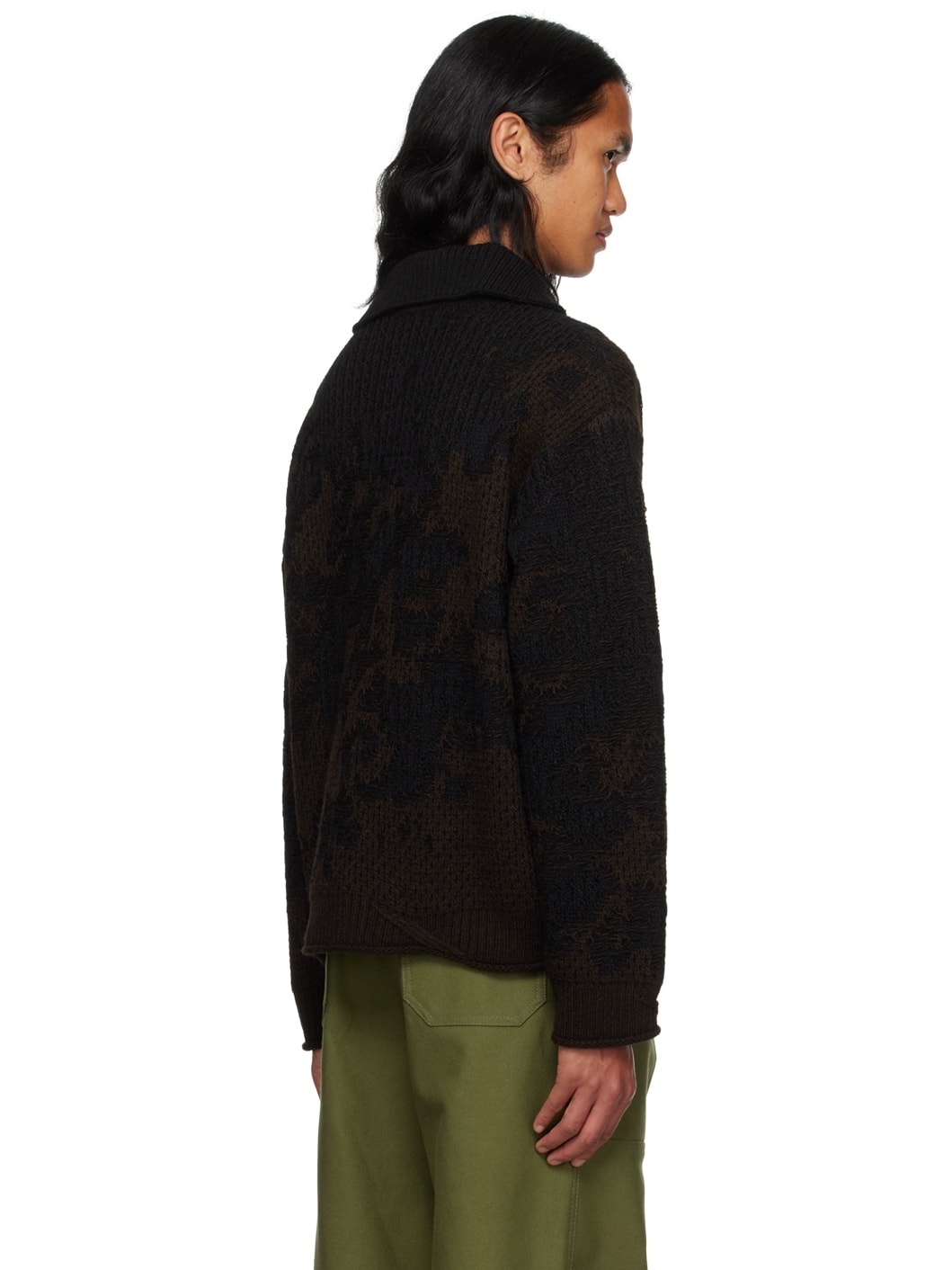 Black & Brown Sailor Sweater - 3