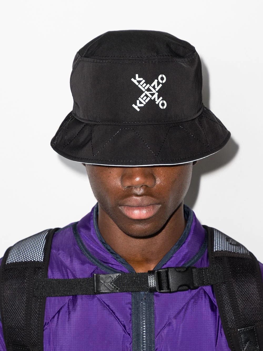 SPORTS Logo reversible bucket hat - 2