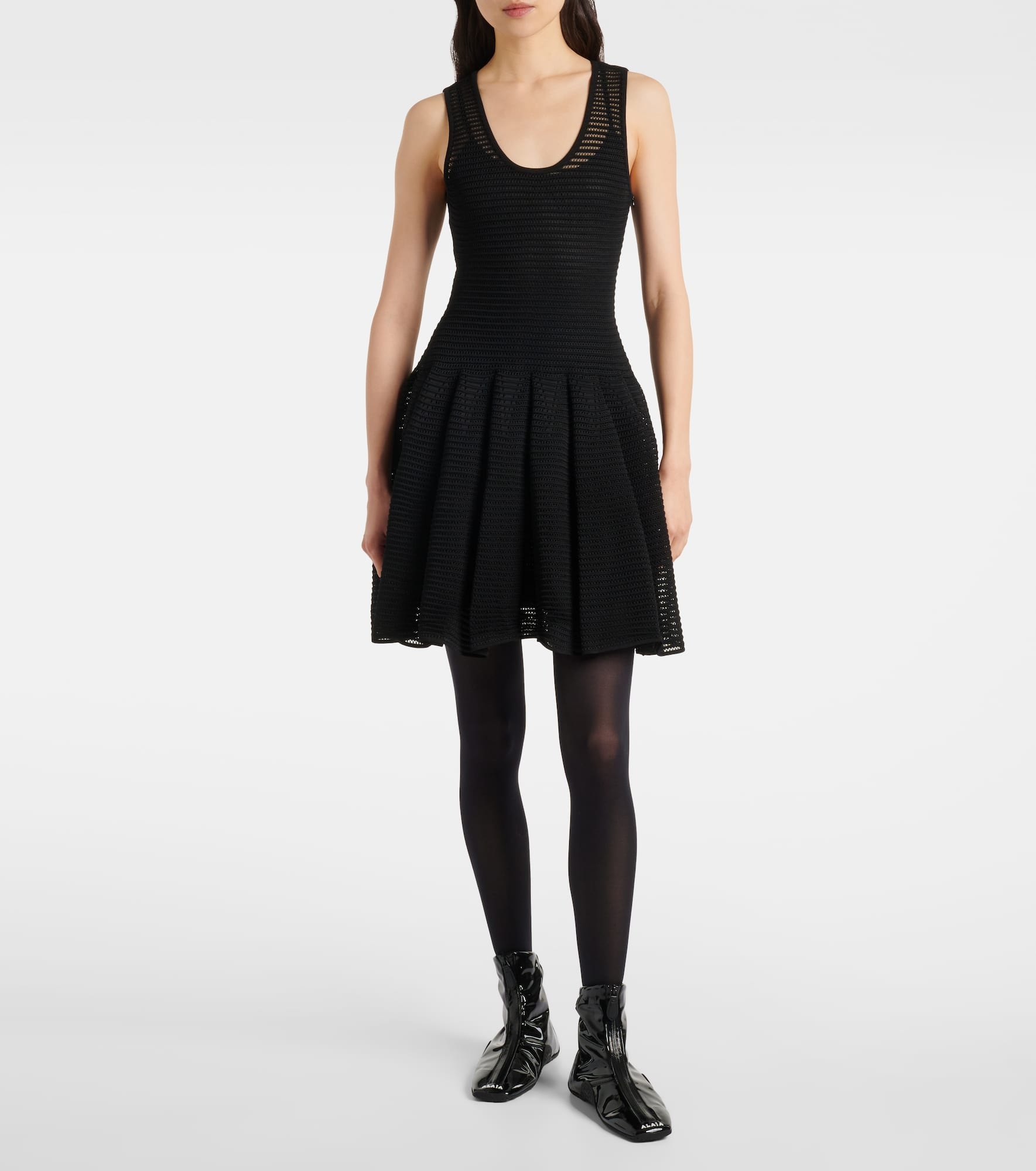 Crinoline knitted minidress - 2