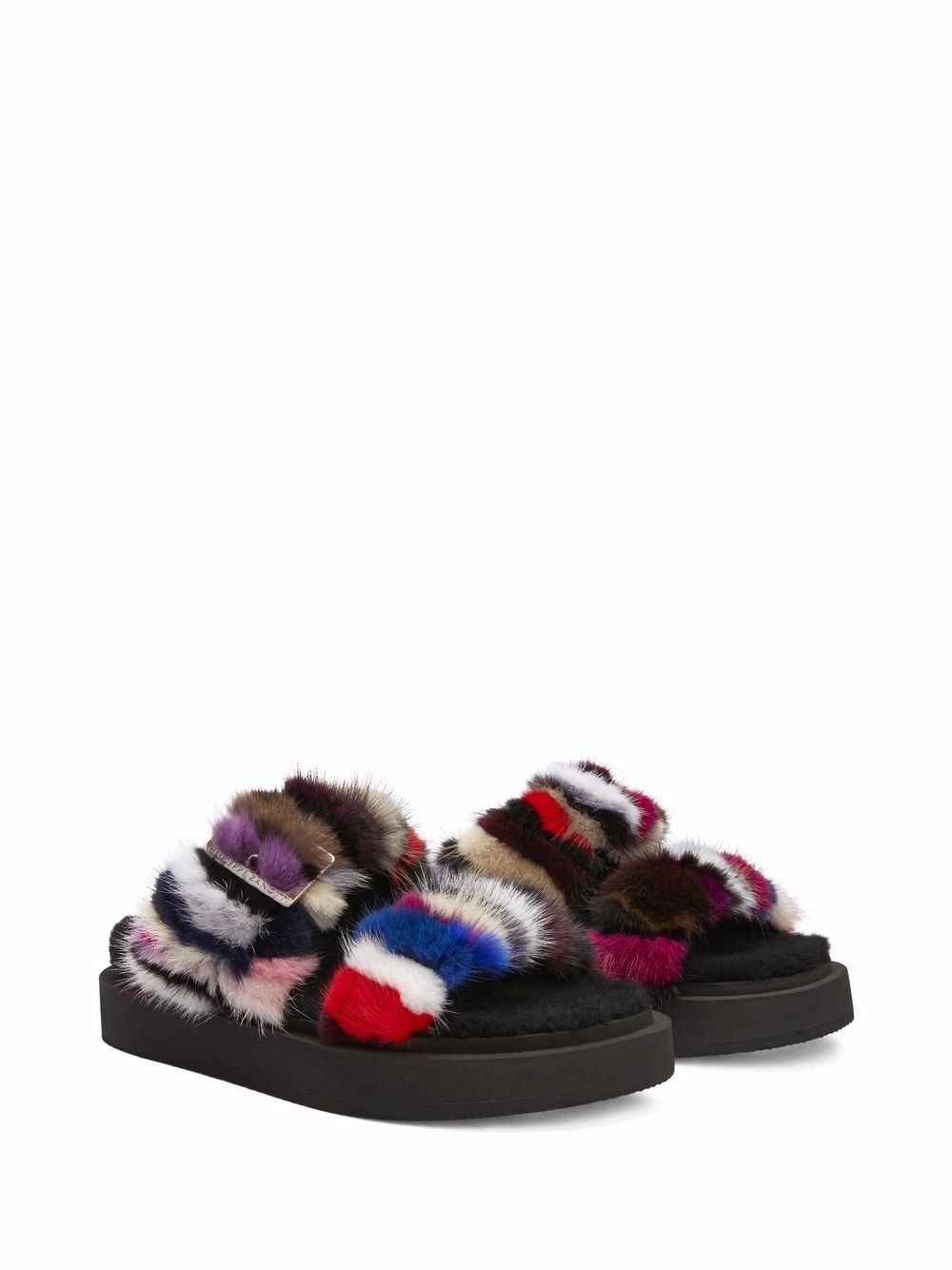 Furry Her sandals - 2