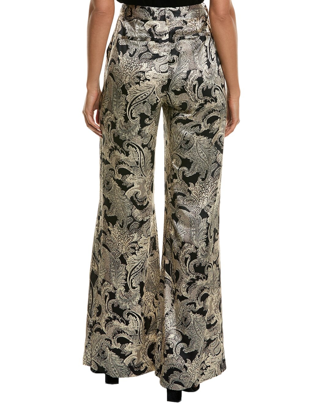 L'AGENCE Pilar Wide Leg Silk Pant - 2