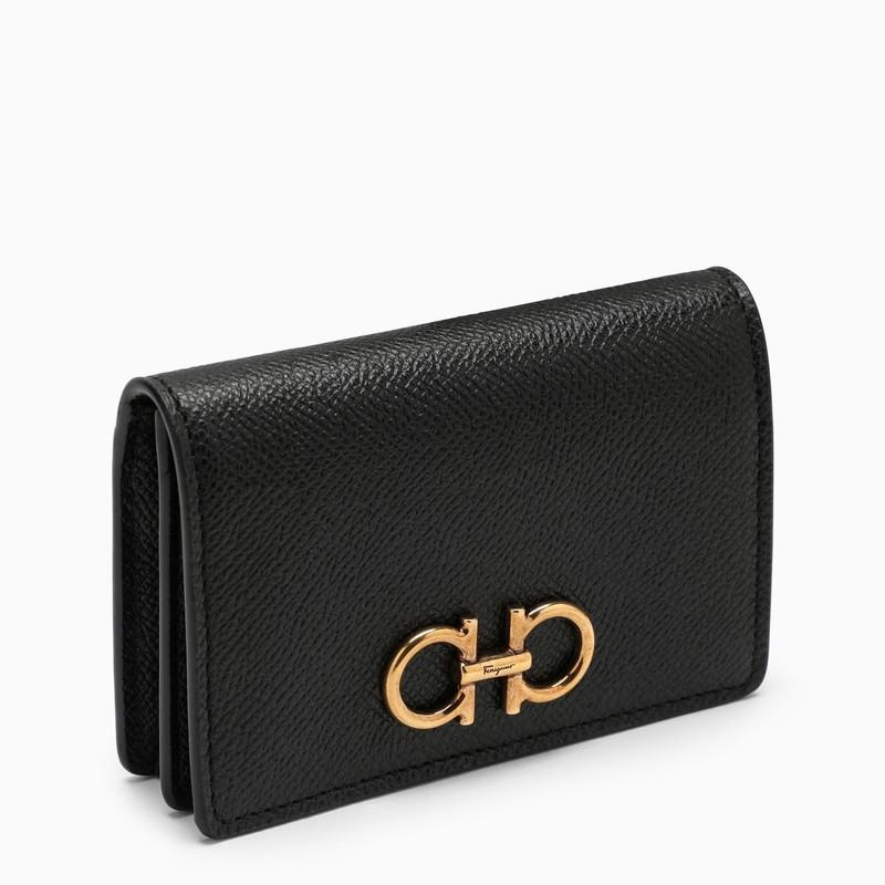 FERRAGAMO BLACK CARD HOLDER - 1