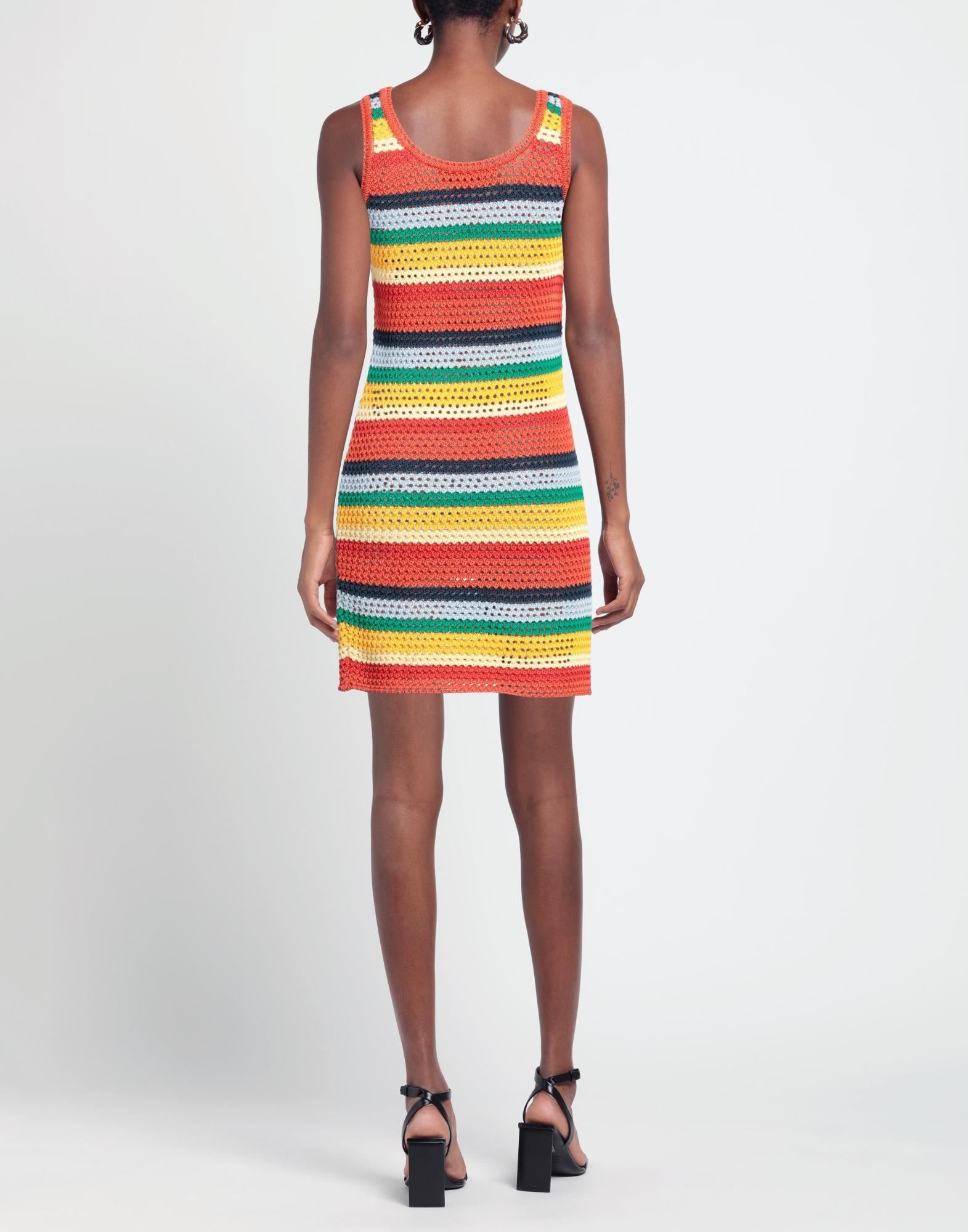 Orange Women's Sheath Dress - 4