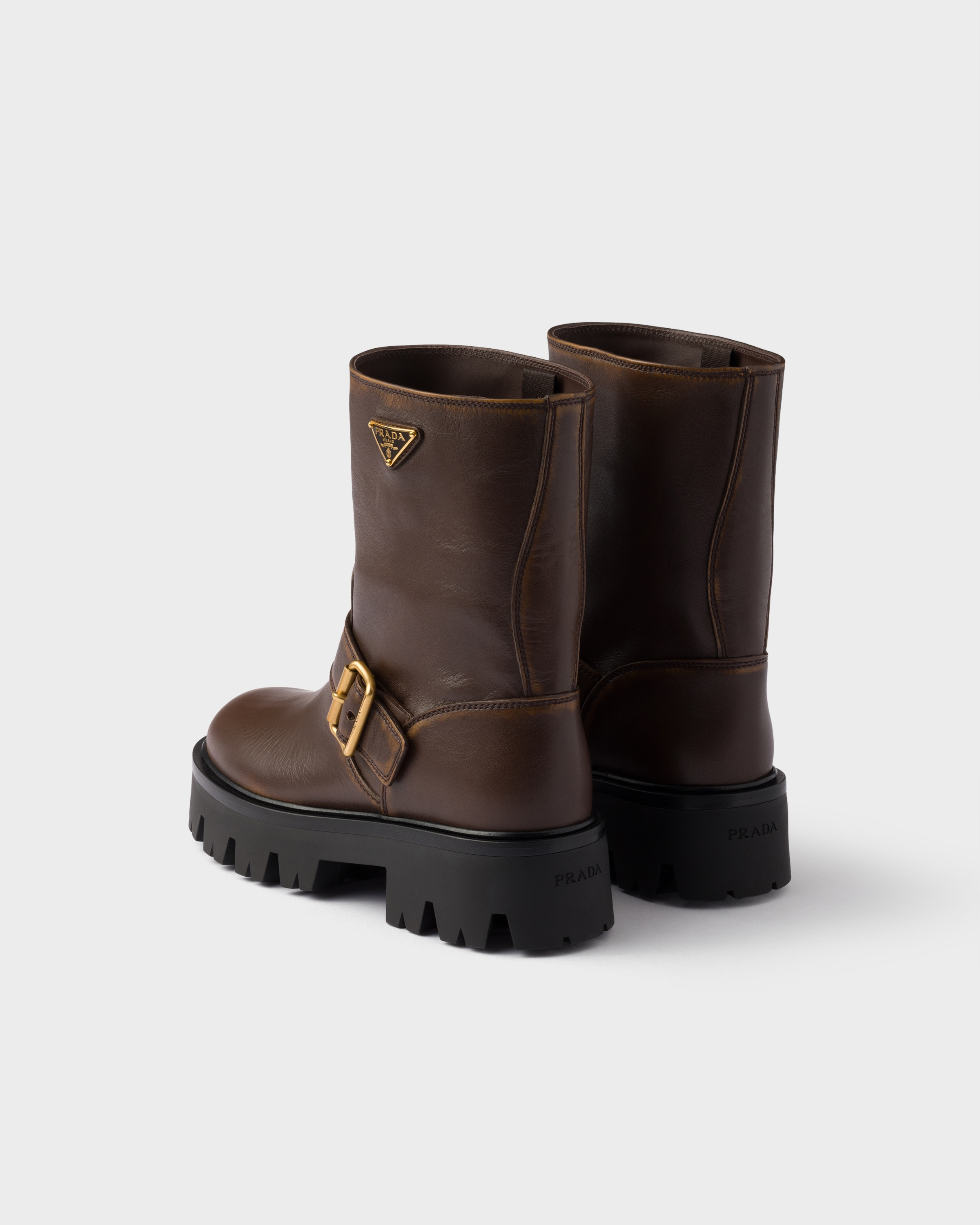 Leather booties - 4