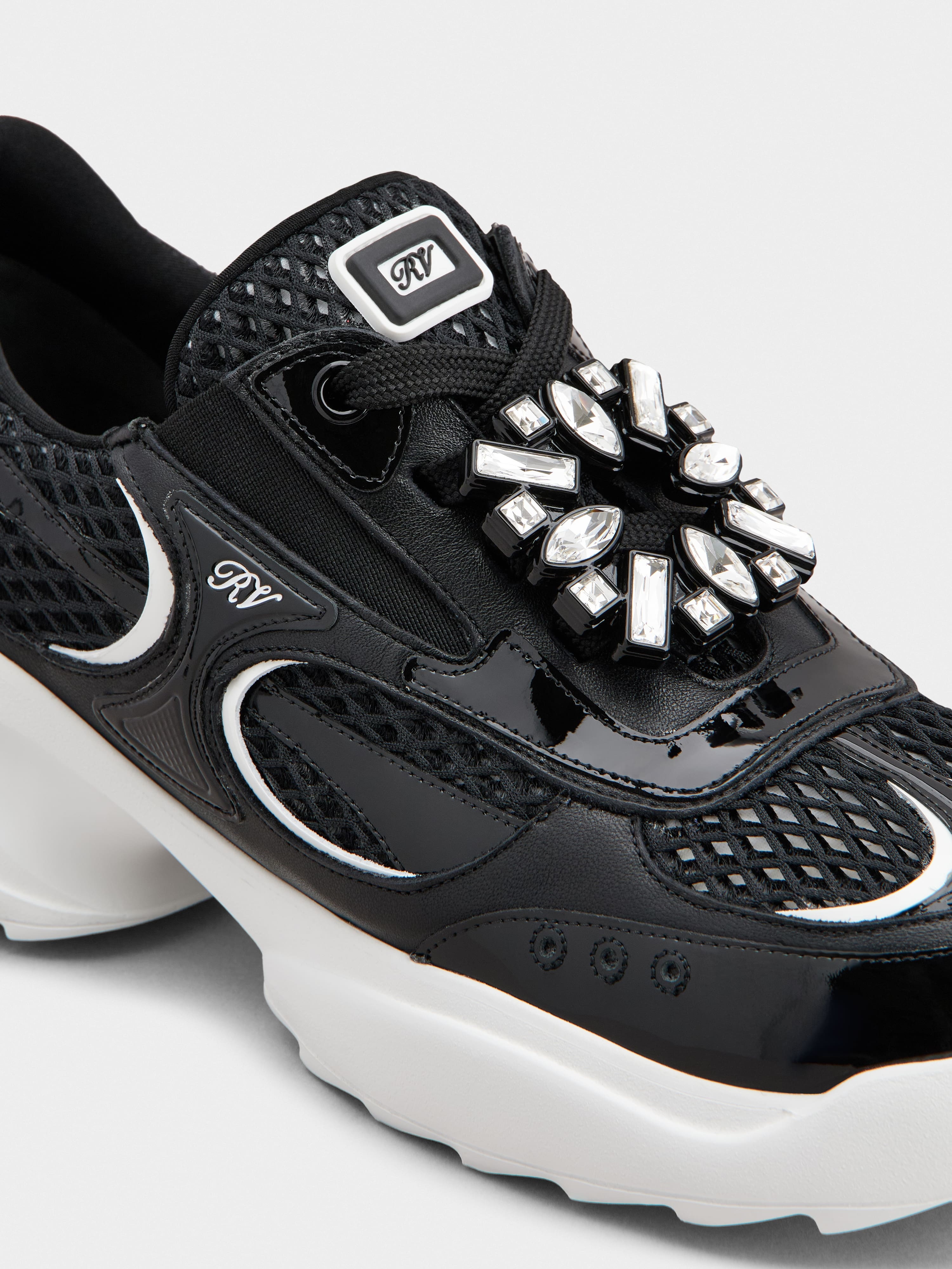 Viv' on the Run Sneakers in patent leather and fabric - 3
