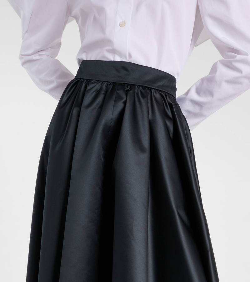 High-rise duchesse satin maxi skirt 4