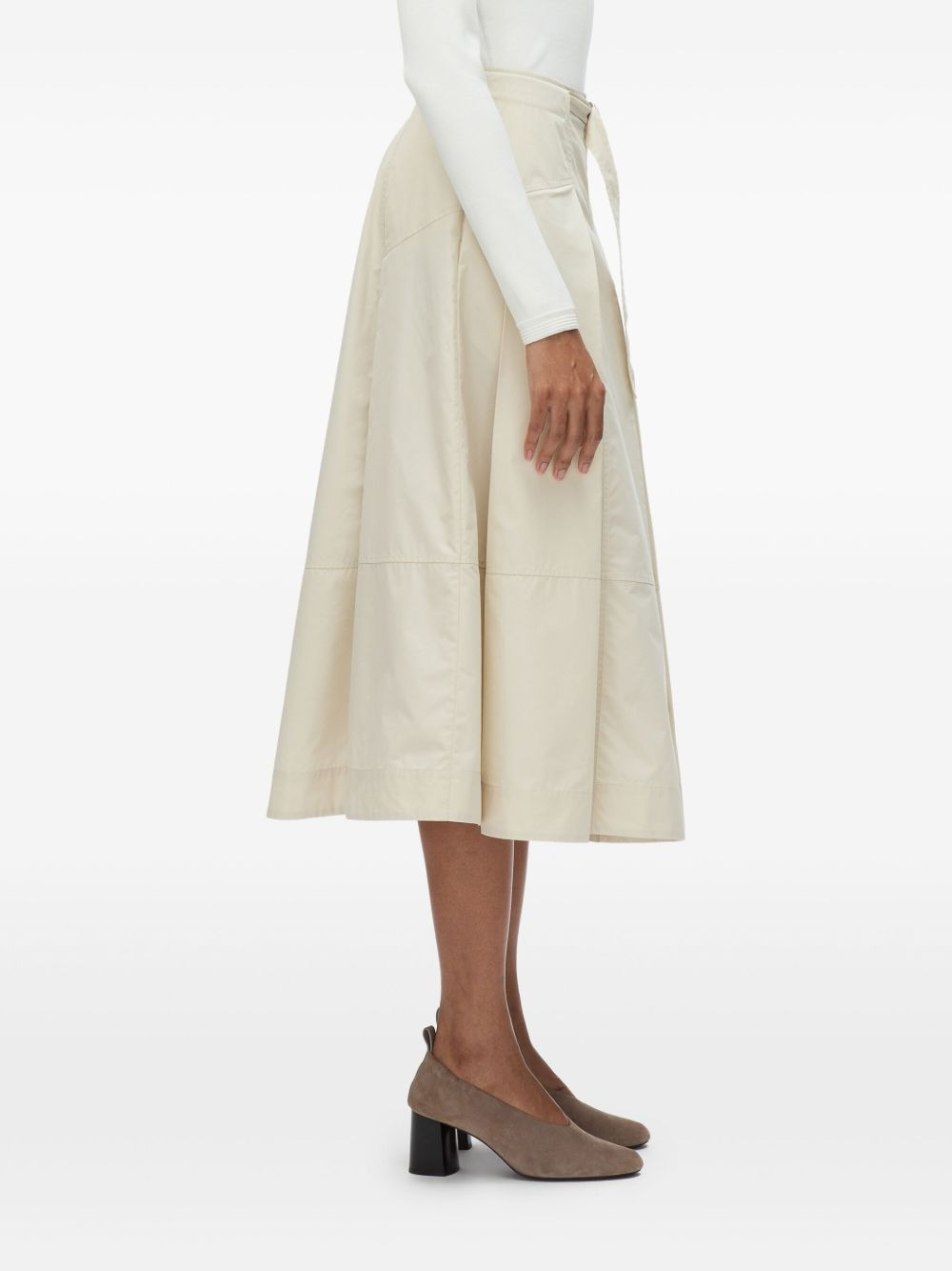 pleated midi skirt - 4