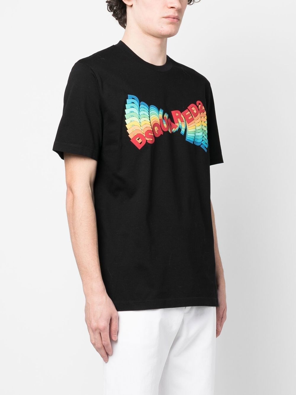 logo-print short-sleeve T-shirt - 3