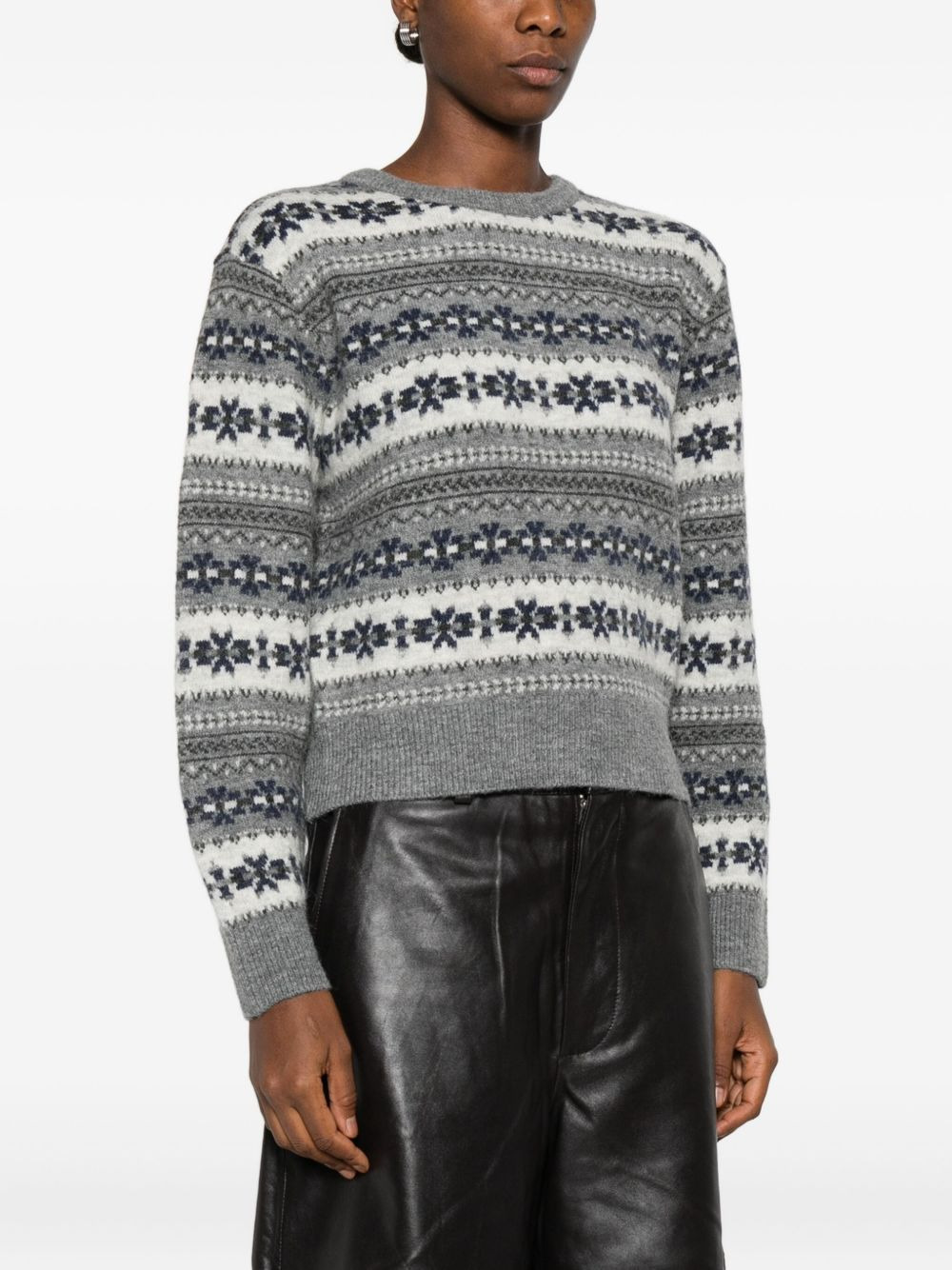 crew-neck wool sweater - 3