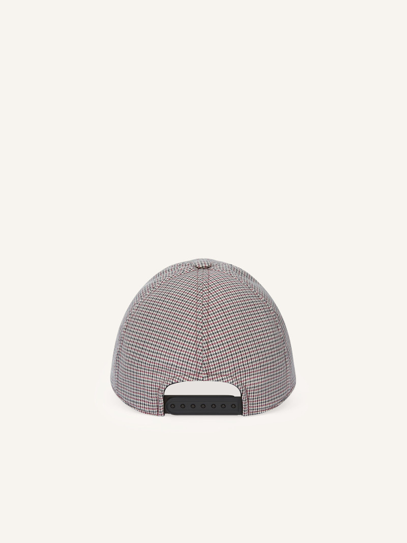 HOUNDSTOOTH SHORT CAP 5