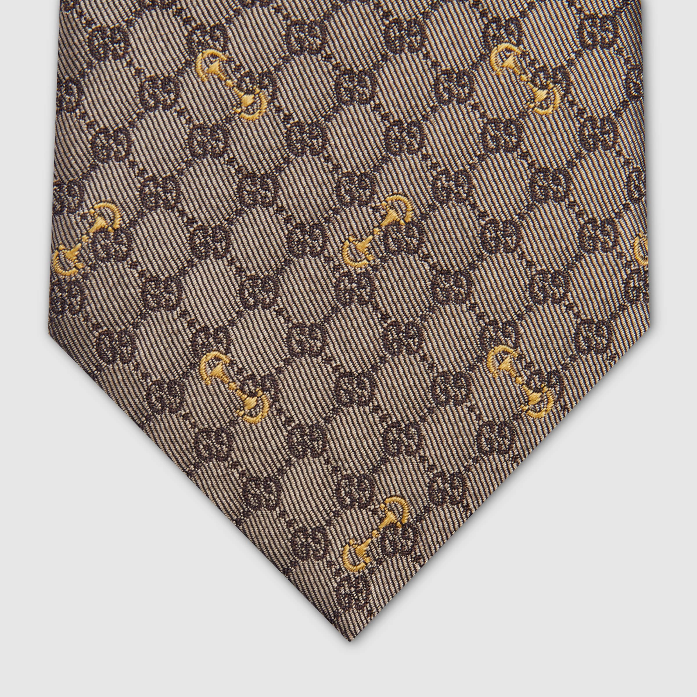 GG silk jacquard tie - 4