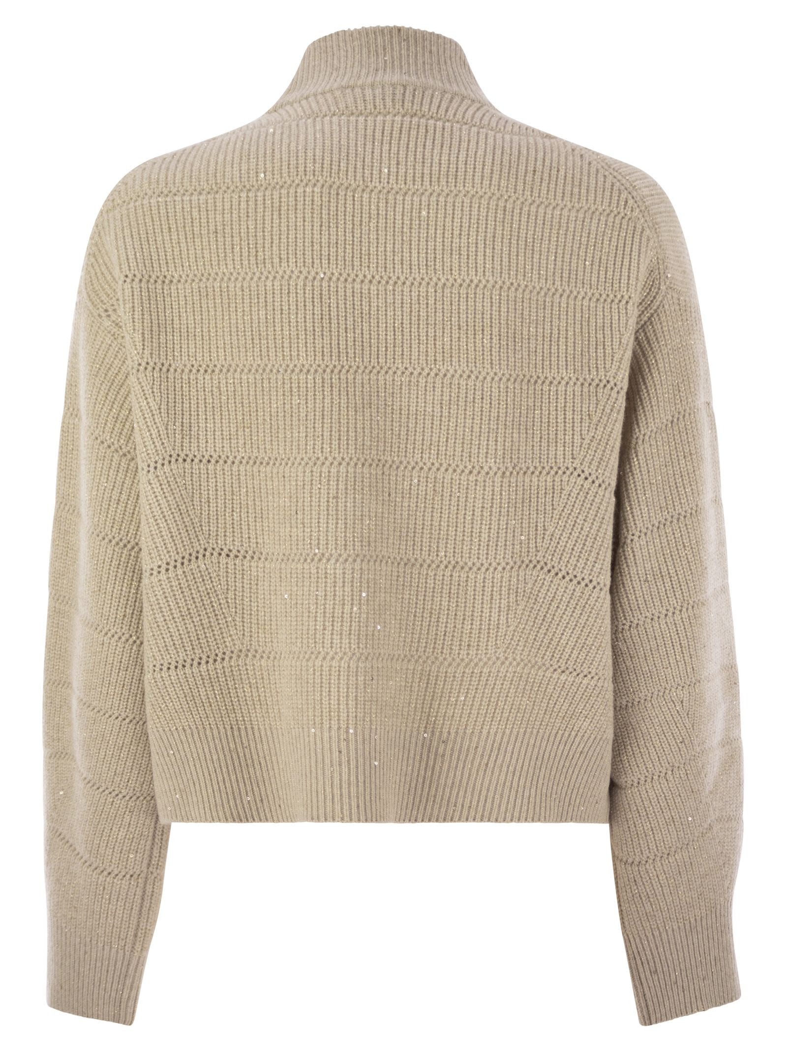 Brunello Cucinelli Women Cashmere And Wool Turtleneck Sweater - 2