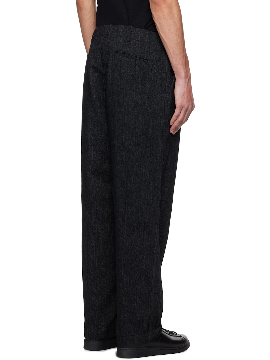 Black Wide Jeans - 3