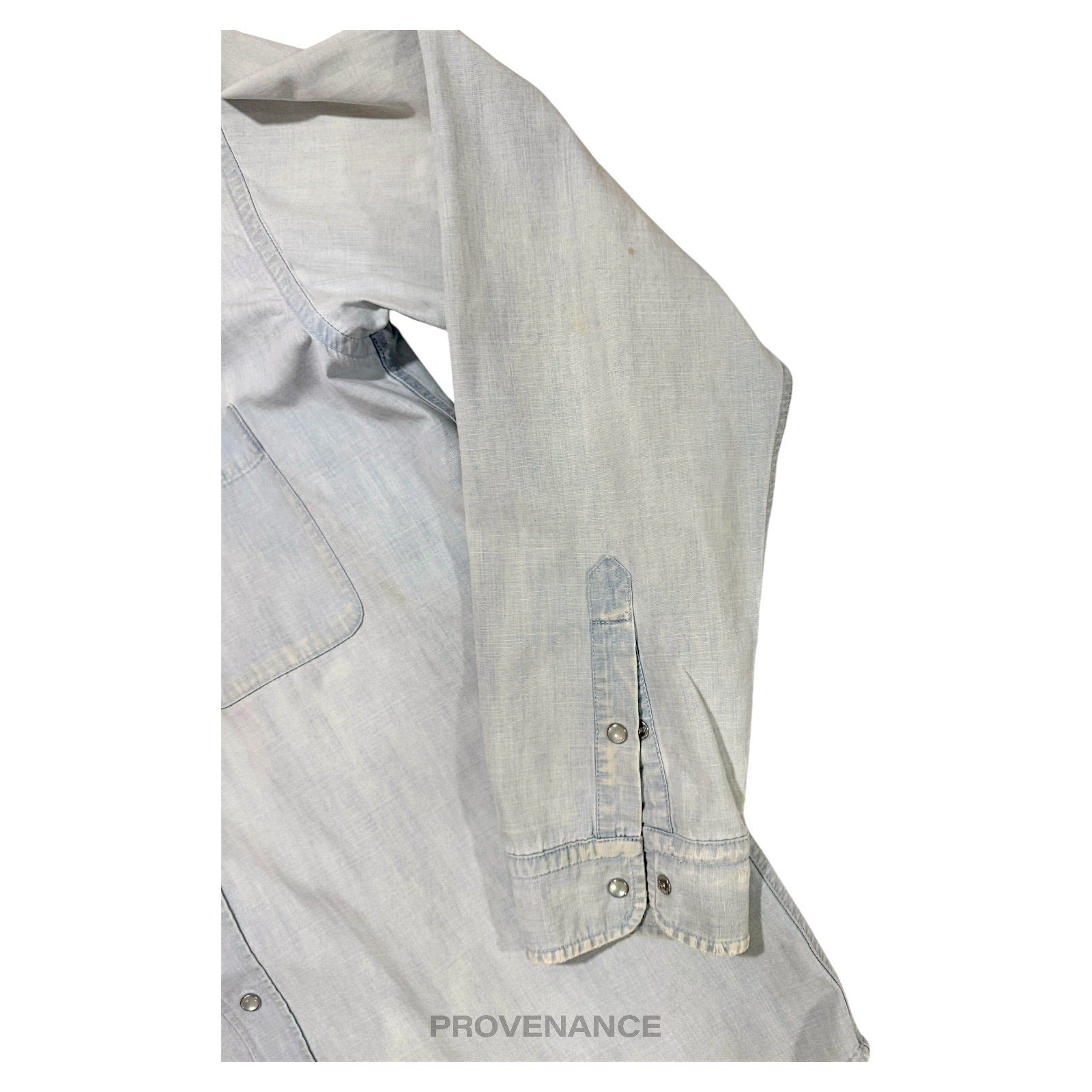 Balenciaga Chambray BB Dreams Denim Shirt - Blue 39 - 12