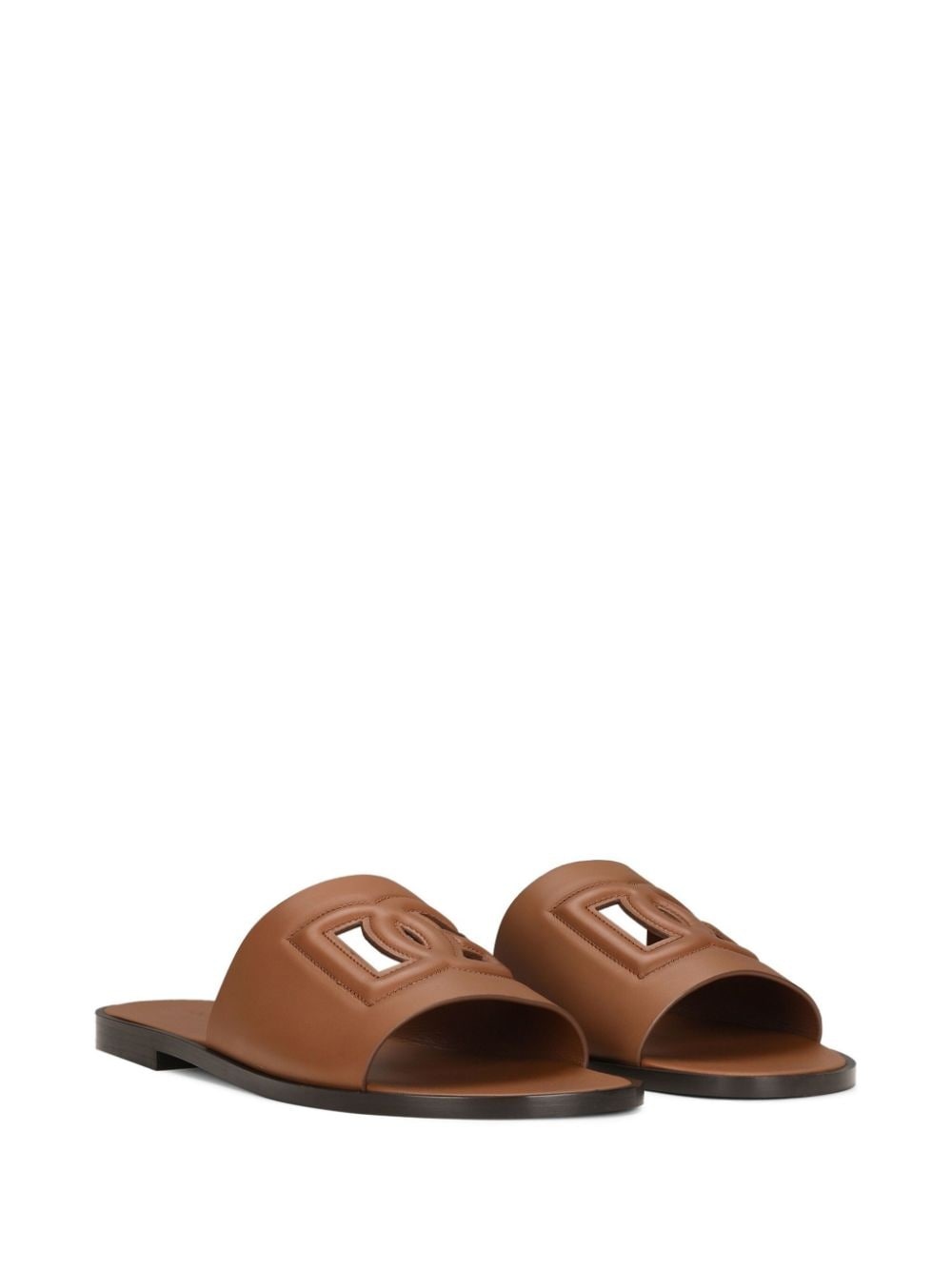 logo-embossed cut-out slides - 2