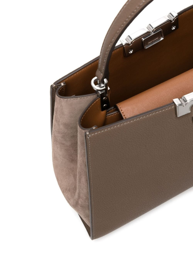 Eleanor leather satchel bag 5