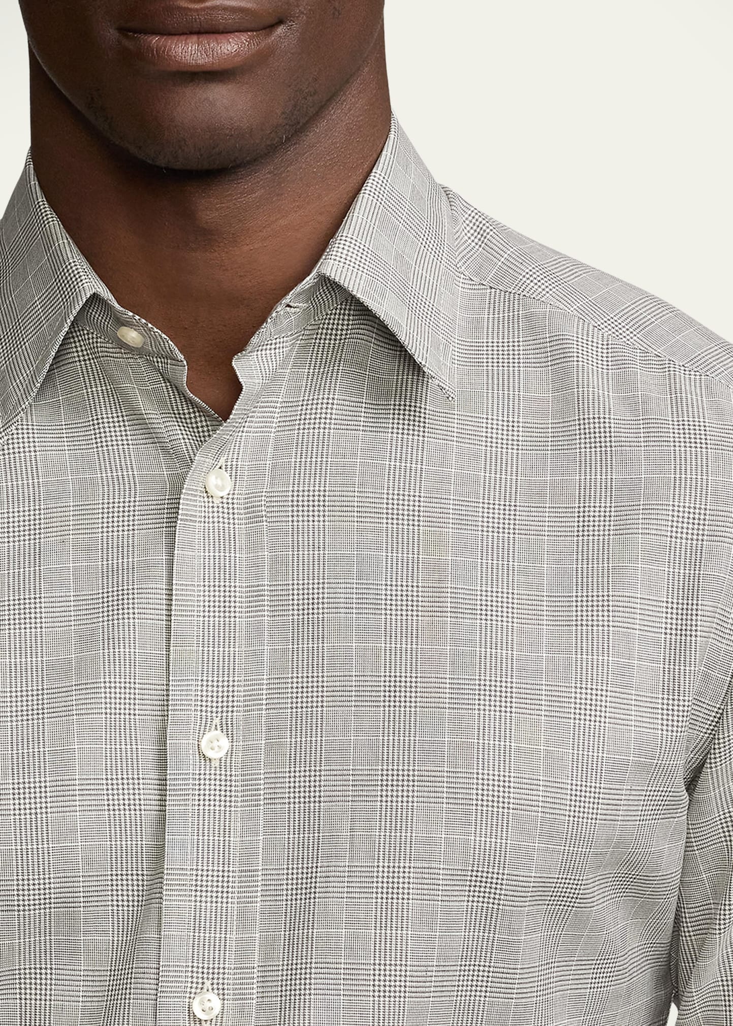 Men's Glen Plaid Flannel Shirt - 5