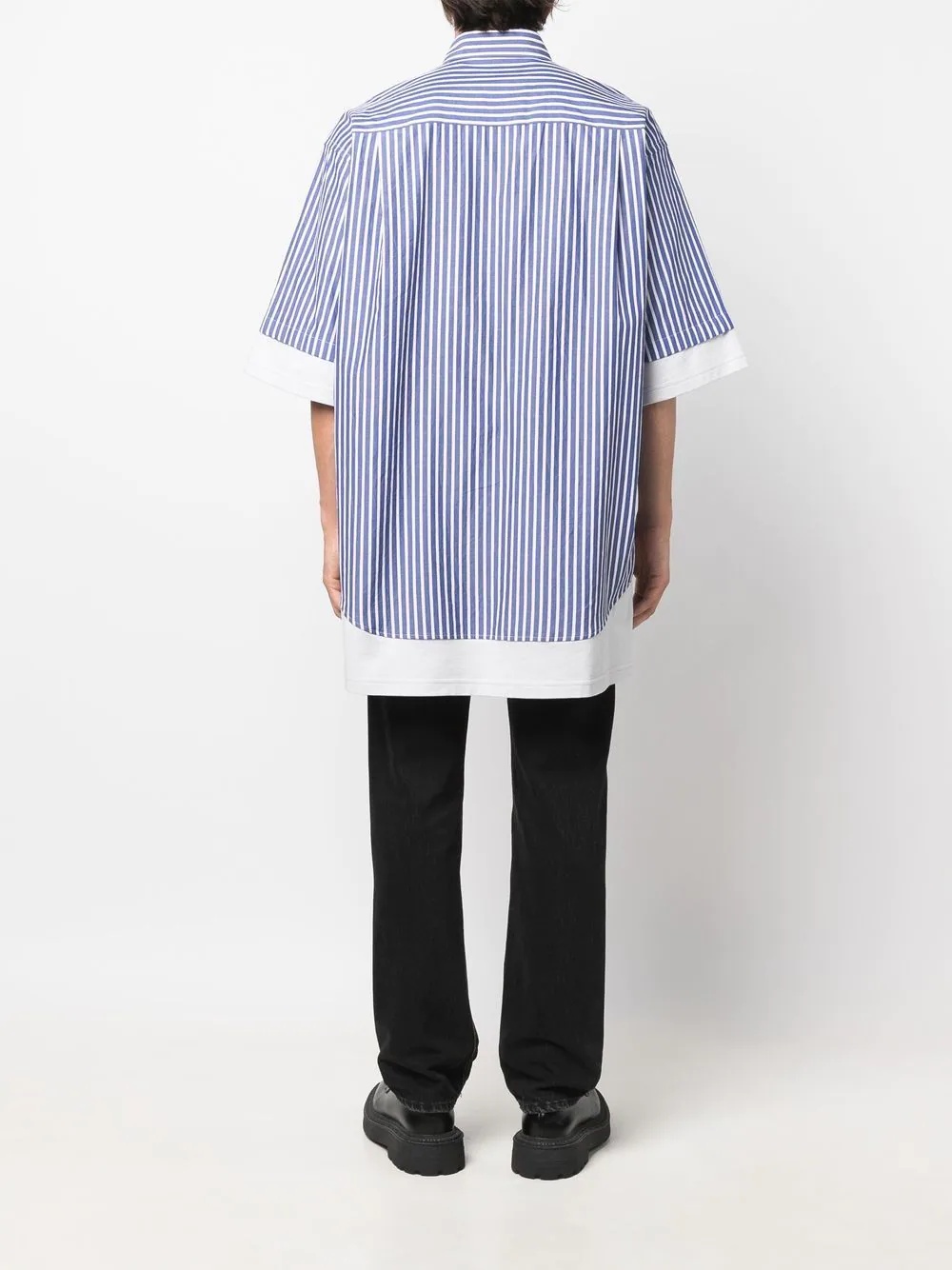 BB Icon striped layered shirt - 4