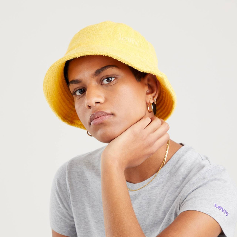 POSTER LOGO TERRY BUCKET HAT 1