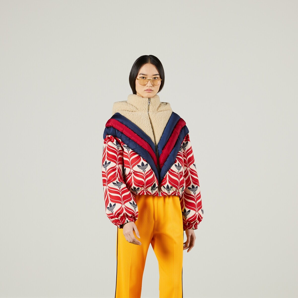 adidas x Gucci hooded puffer jacket - 6