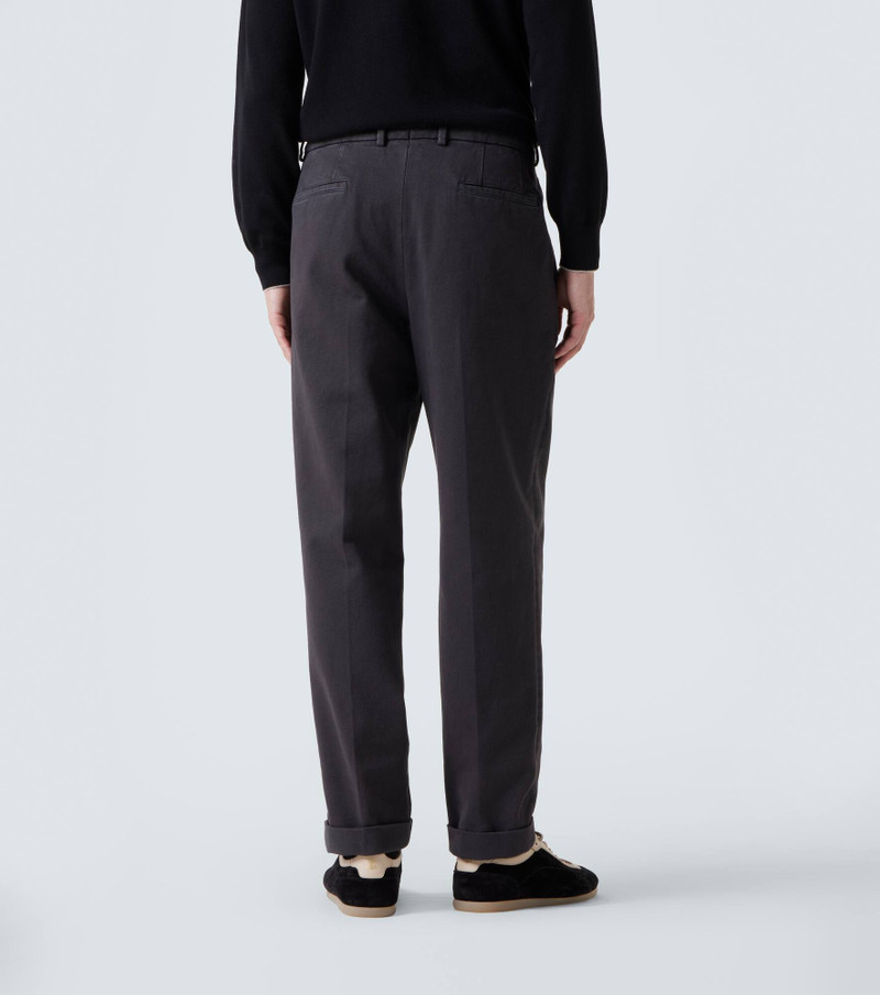 Cotton straight pants 4