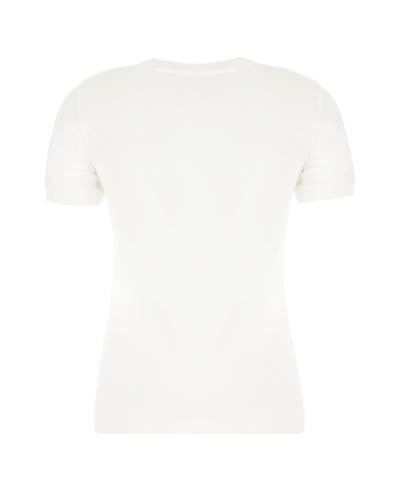 White Cotton T-shirt - 2