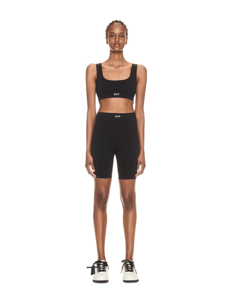 Off-White Off Stamp Seam Shorts outlook