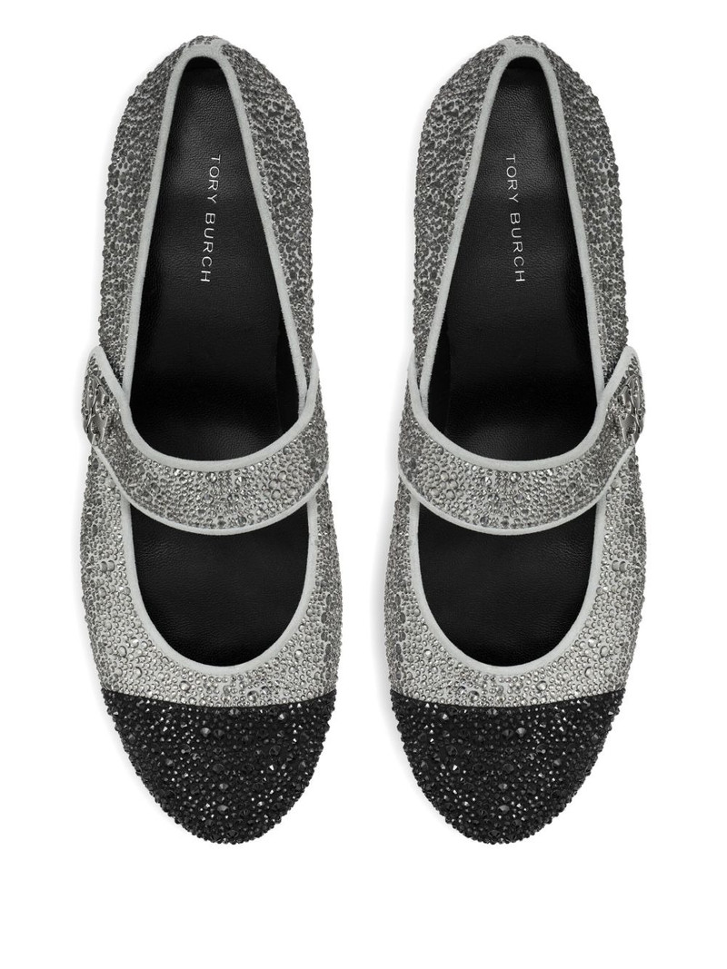25mm cap-toe crystal Mary Jane pumps 3