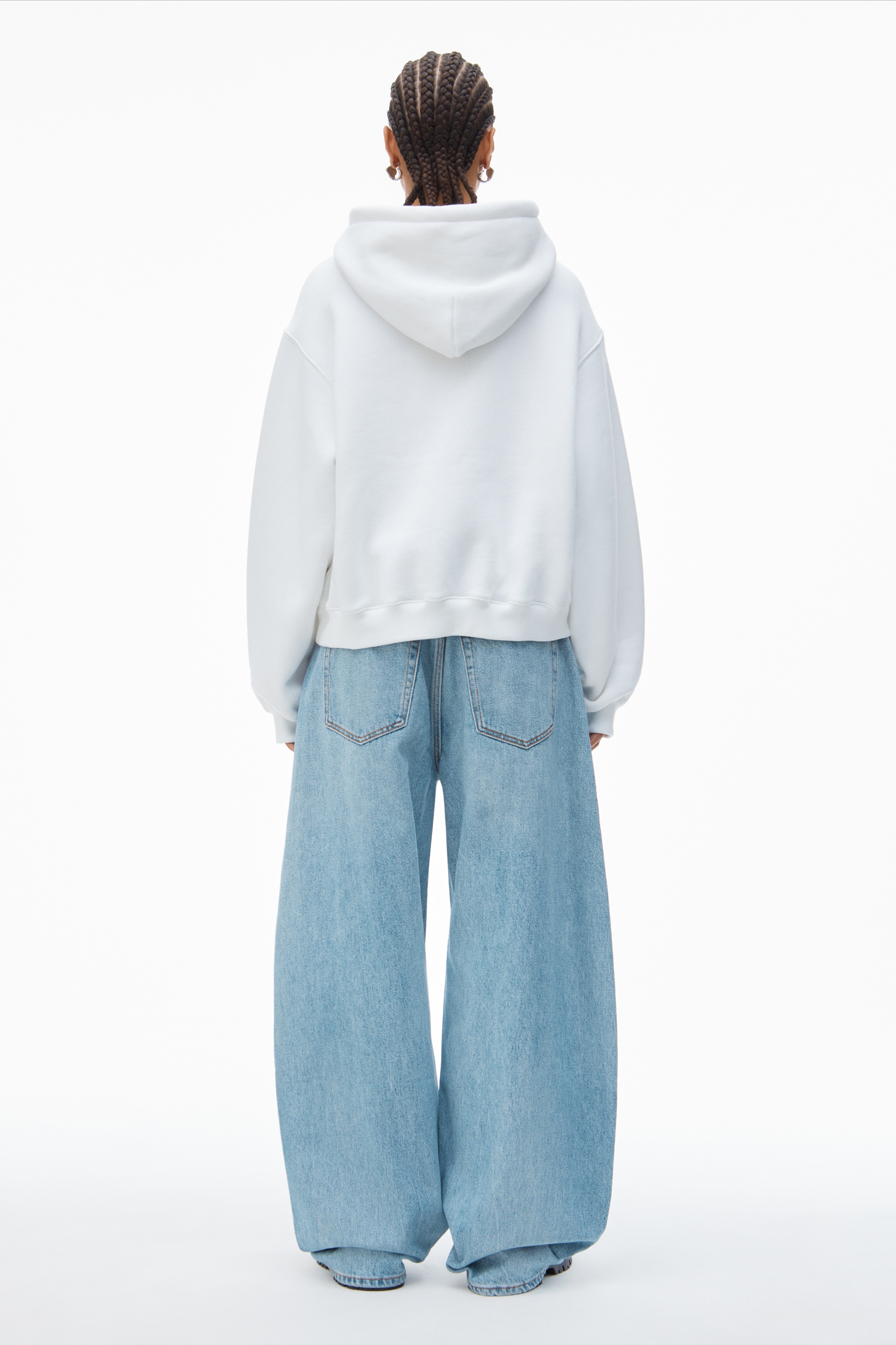 PUFF LOGO HOODIE IN STRUCTURED TERRY - 4